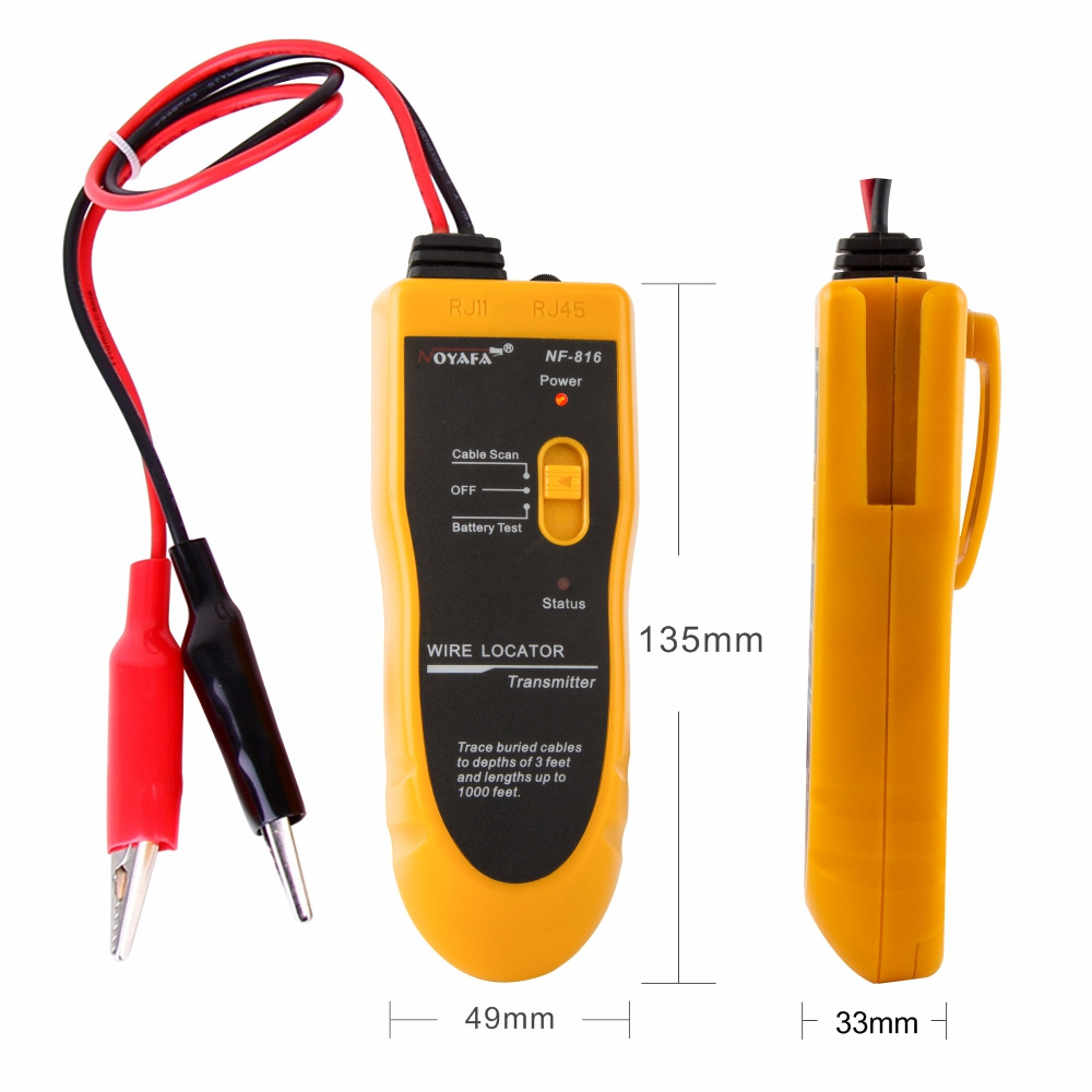 Detector Tester Line Tracker Cable Location Device Easily Cable Finder Underground Wire Cable Fault Locator