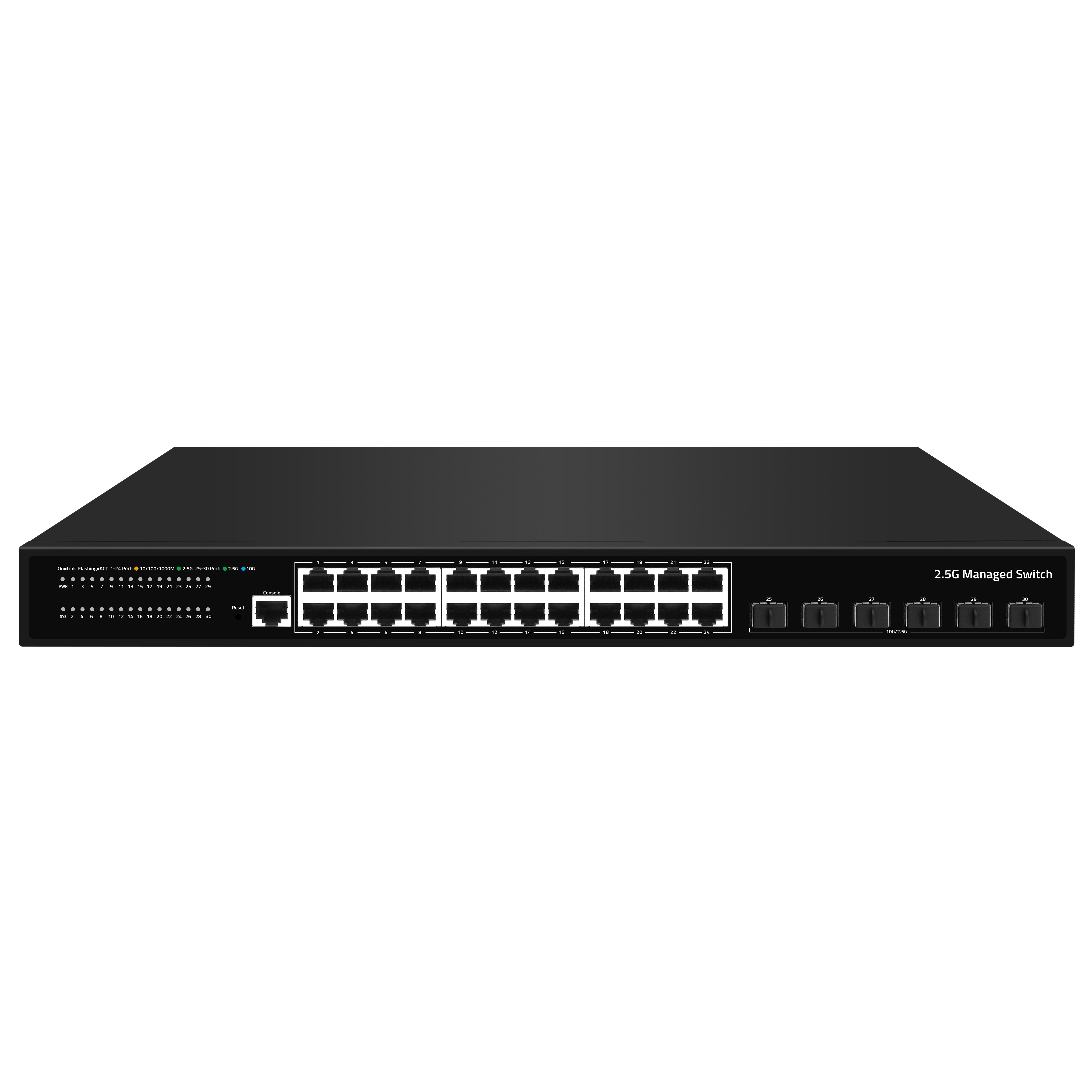 L3 10g sfp+ uplink  managed switch oem 24ports 2.5G managed network switch