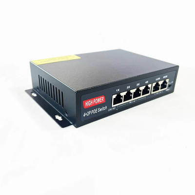 Factory price Ethernet Switch 10/100Mbps IEEE 802.3 af/at 4 ports poe switches for cctv