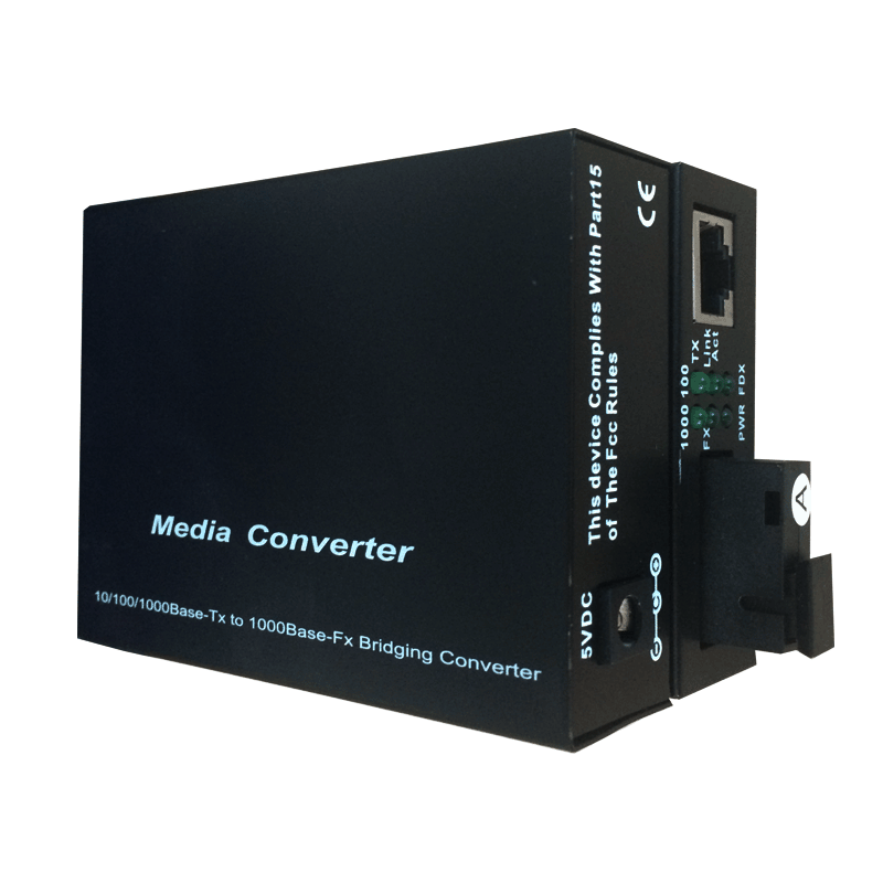 10/100/1000M 20KM SC Fiber Optical unmanaged  managed  mini media converter