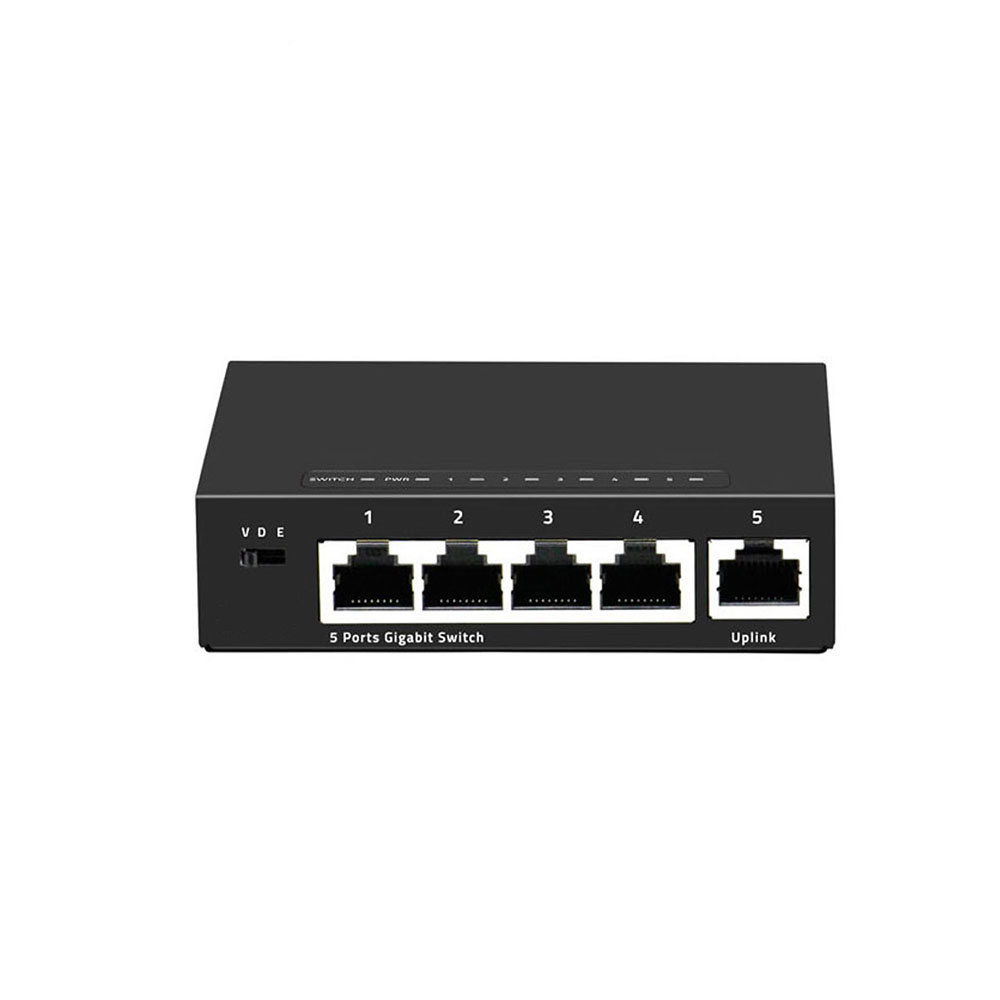 gigabit network switch 5 port Gigabit network switch metal shell