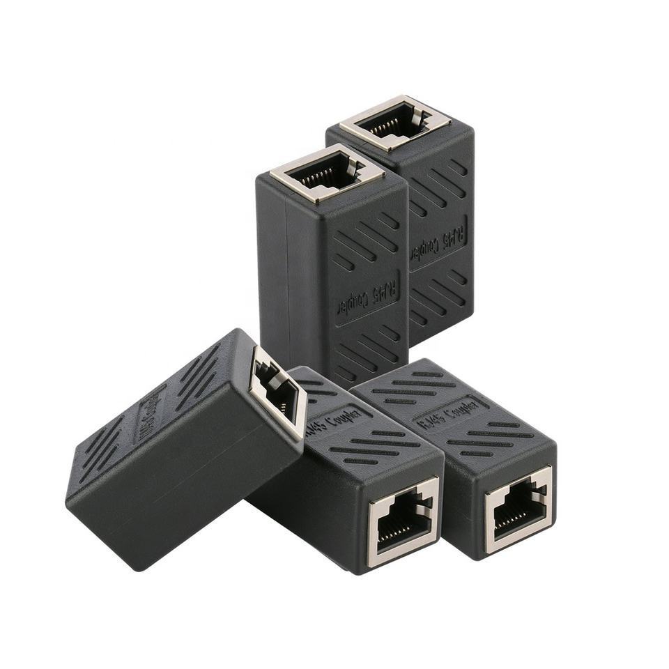 cat7 rj45 coupler Female UTP connecteur Adapter conector Keystone Jack Modular Inline Rj45 Coupler