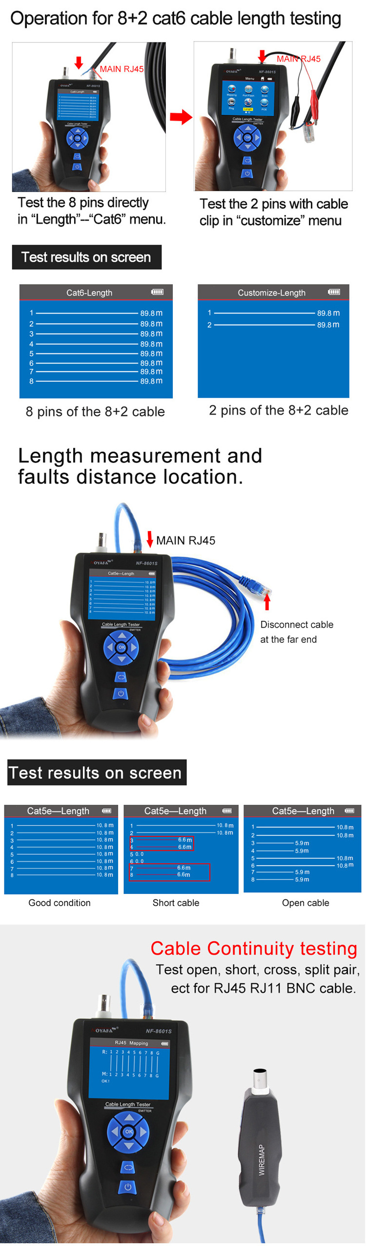 Network Cable Tester/Lan Tracker /Lan Wire Detector