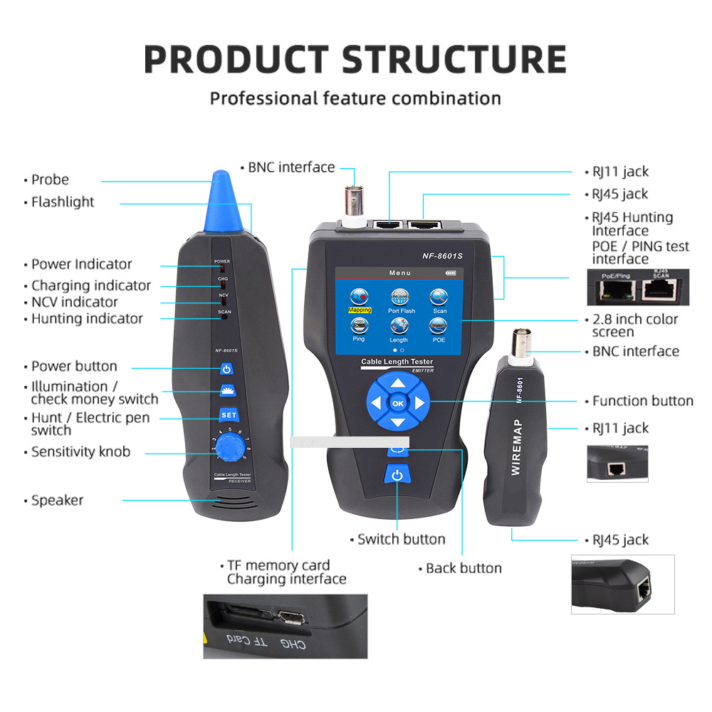 Network Cable Tester/Lan Tracker /Lan Wire Detector