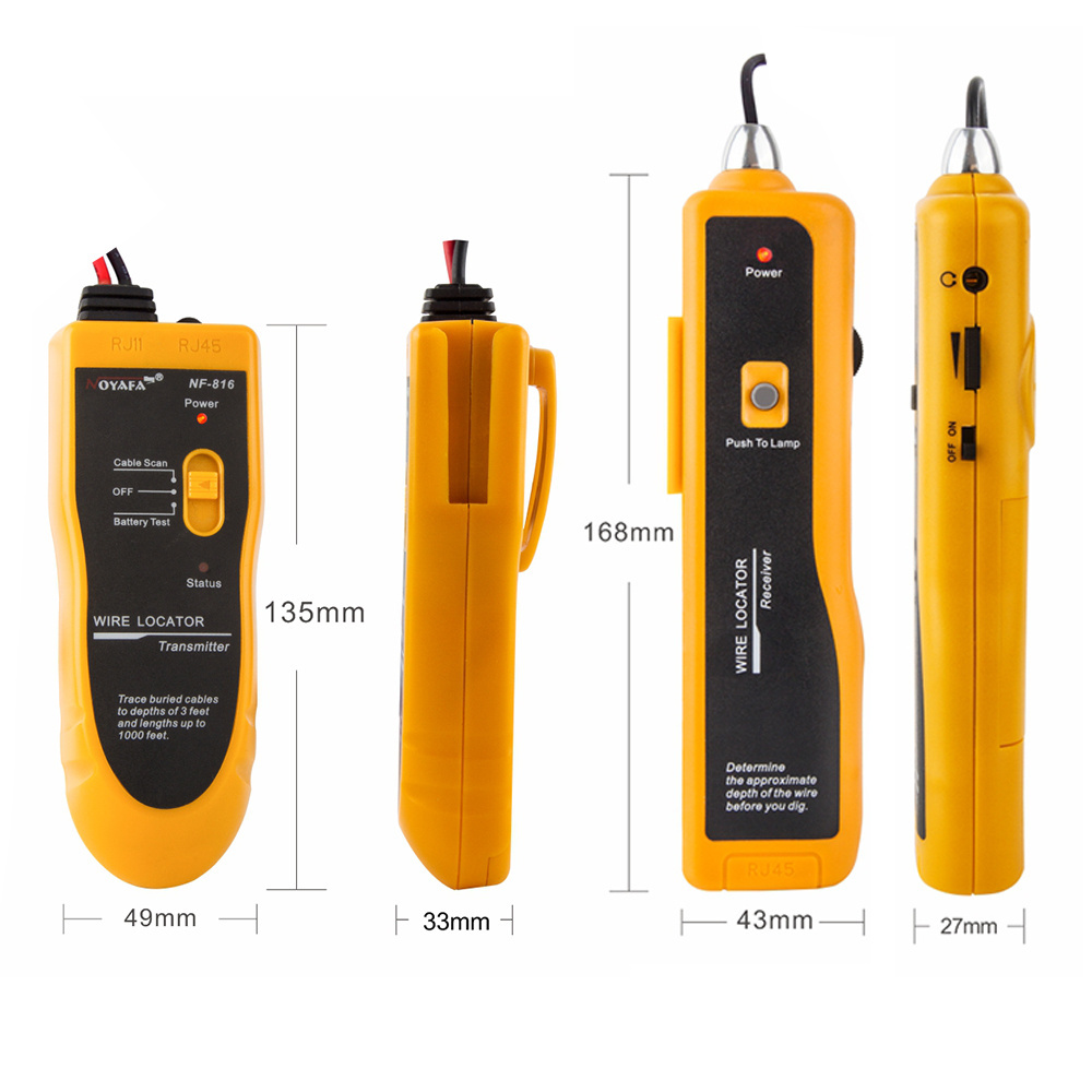 Detector Tester Line Tracker Cable Location Device Easily Cable Finder Underground Wire Cable Fault Locator