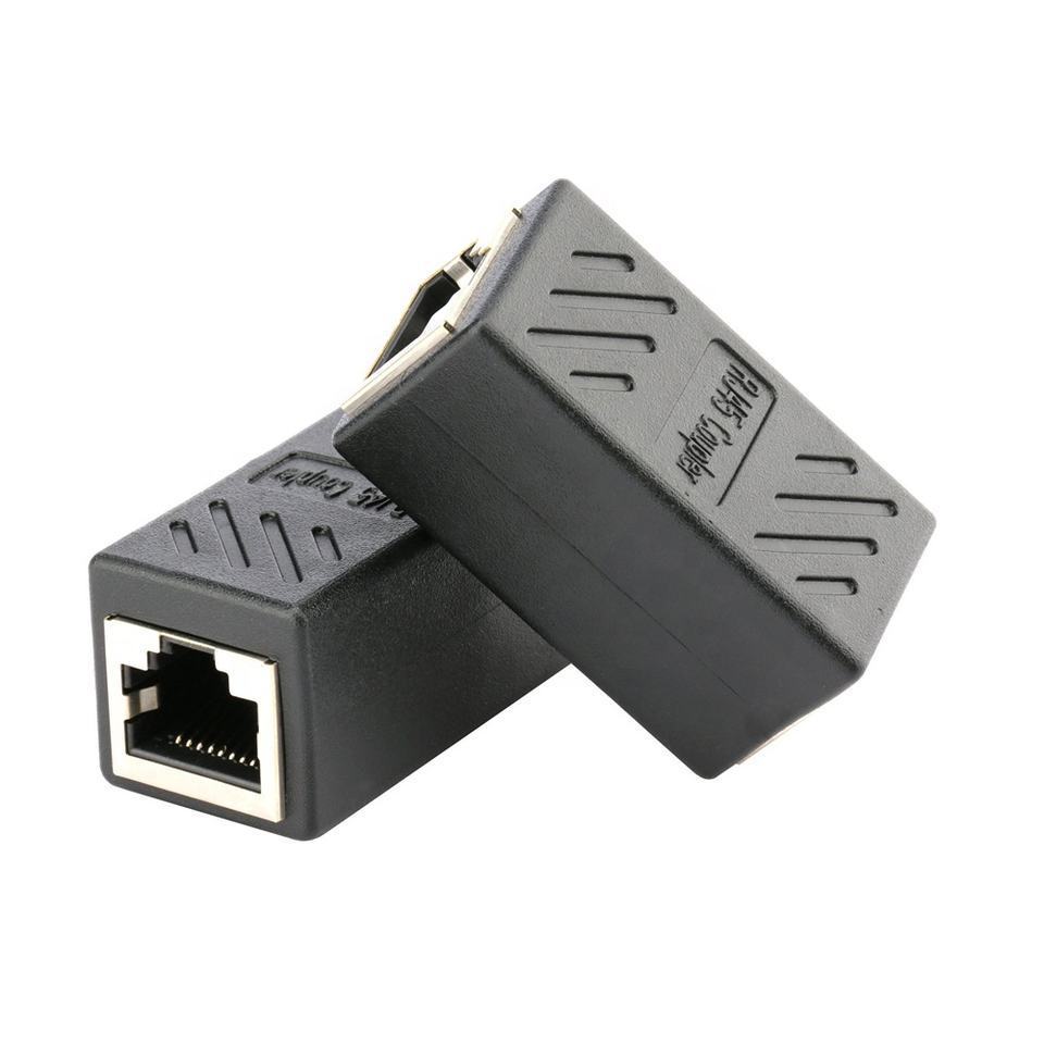 cat7 rj45 coupler Female UTP connecteur Adapter conector Keystone Jack Modular Inline Rj45 Coupler