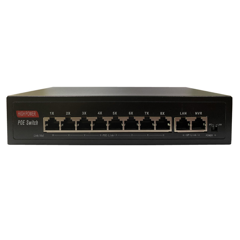 POE Switch 8 port power ethernet 24V 48v for Ubiquiti Nanostation CCTV system