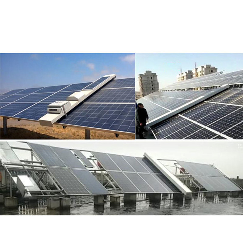 SSS Solar automatic solar panel cleaning robot efficient flexible and automatic solar cleaning machine equipment