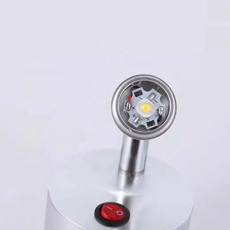 Battery Operated Mini LED Spotlight Wireless 3W Jewelry Cabinet Lights for Display Case Emergency Showcase Lighting for Wedding