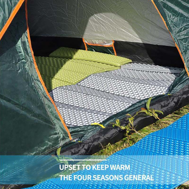 Anti fouling outdoor foldable camping  XPE aluminum foil sleeping mat egg trough mat Damp proof mat