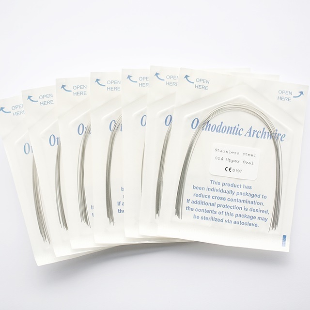 Super Elastic orthodontic Dental  niti wire dental material orthodontic wire for dental bracket