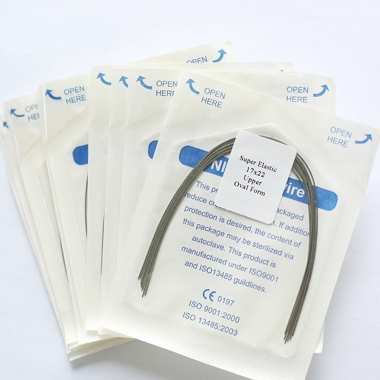 Super Elastic orthodontic Dental  niti wire dental material orthodontic wire for dental bracket