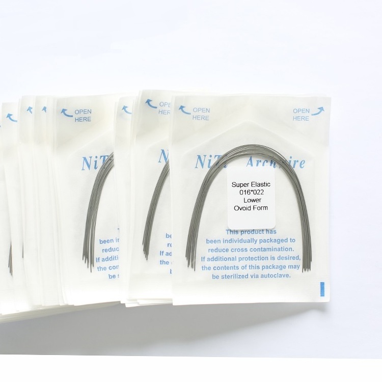 Super Elastic orthodontic Dental  niti wire dental material orthodontic wire for dental bracket