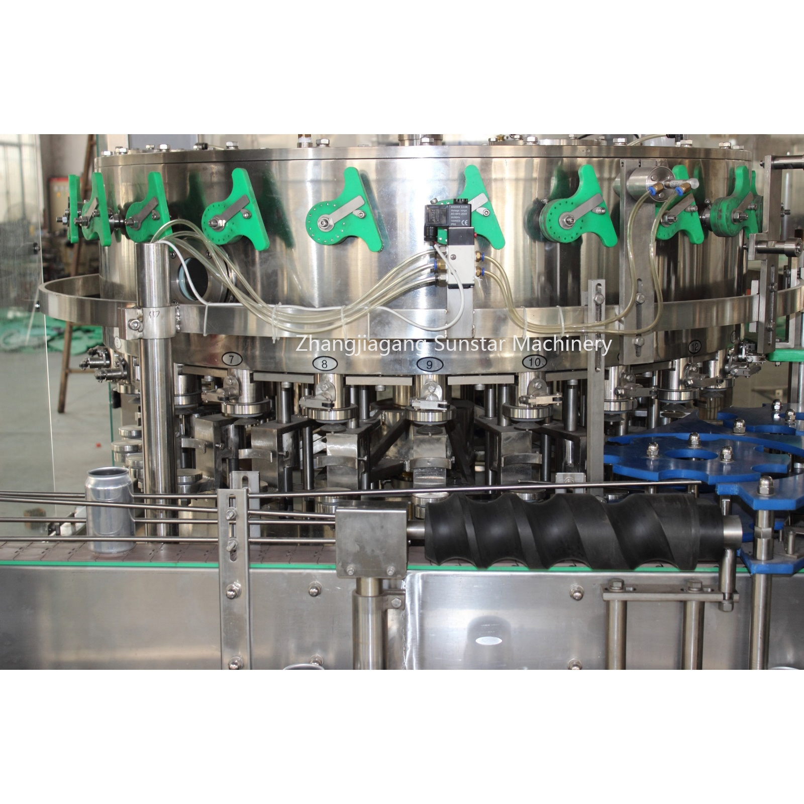 Automatic Counter Pressure Aluminum Can Filler Brewery Craft Beer Rotary Filler And Seamer Machine Industrial Cans Line