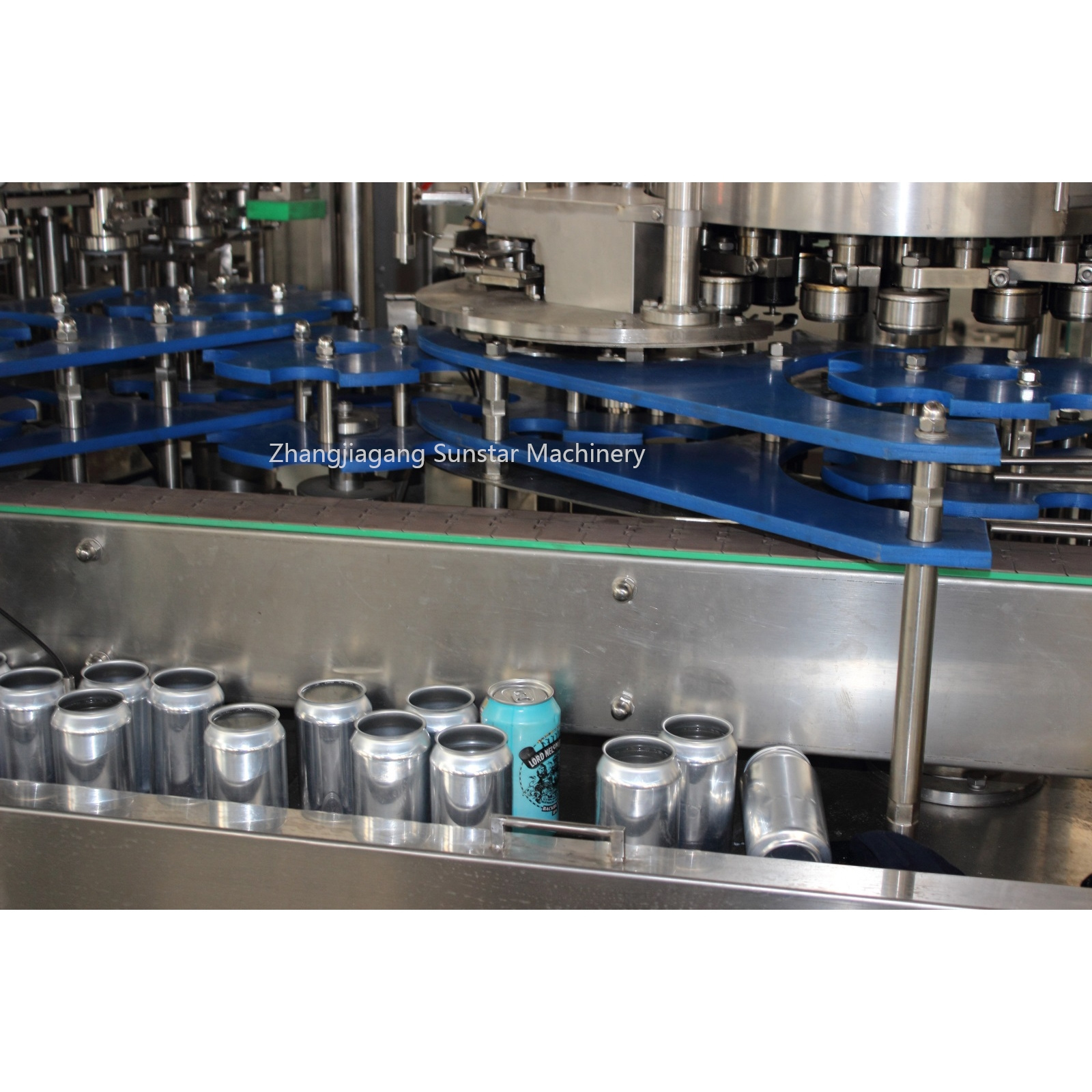 Automatic Counter Pressure Aluminum Can Filler Brewery Craft Beer Rotary Filler And Seamer Machine Industrial Cans Line