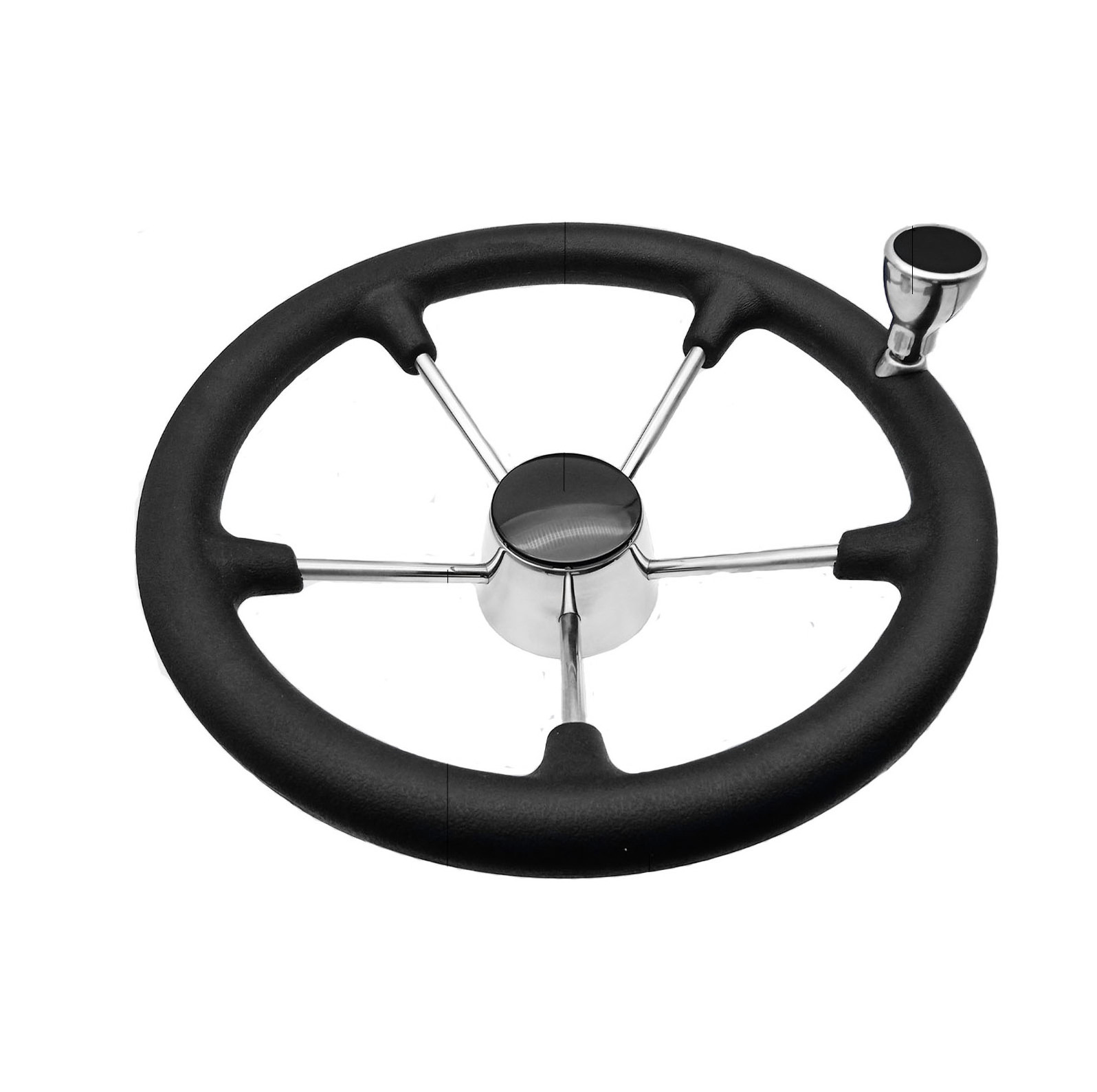 Inflatable boat steering wheel stainless steel steering wheel for boat