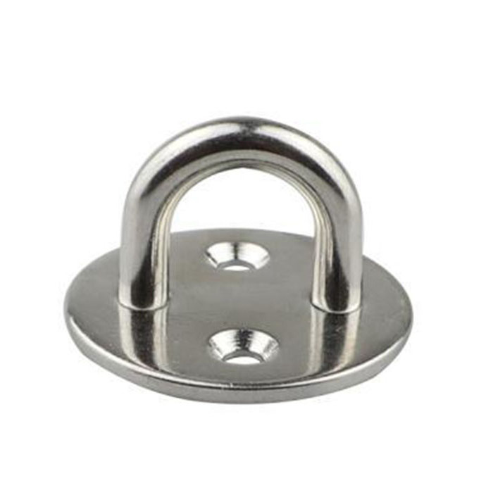 5 6 8mm 304 Stainless Steel Round Eye Pad Plate Anchor Mount Great for Yoga Swings Hammocks Boat Rigging Marine Deck Hardware