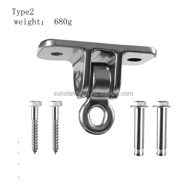 Heavy Duty 360 degree Swivel Swing Hanger Stainless Steel Swing Hook