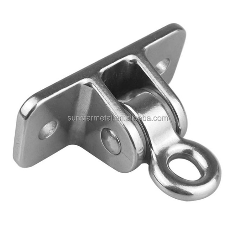 Heavy Duty Swing Hangers Set 1000LB Capacity Permanent Antirust Stainless Steel 304SS Swivel Hooks 360 Rotate