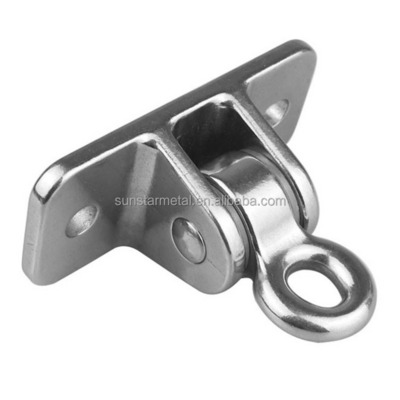 Heavy Duty Swing Hangers Set 1000LB Capacity Permanent Antirust Stainless Steel 304SS Swivel Hooks 360 Rotate