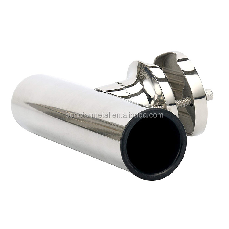 Factory supply stainless boat clamp on fishing rod holder