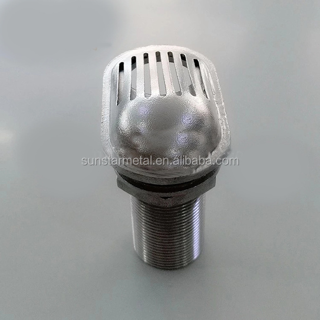 Thru Hull Fitting Boat Hardware Marine 316 Stainless Steel Boat Thru-hull Intake Scoop Strainer Intake Water Strainer