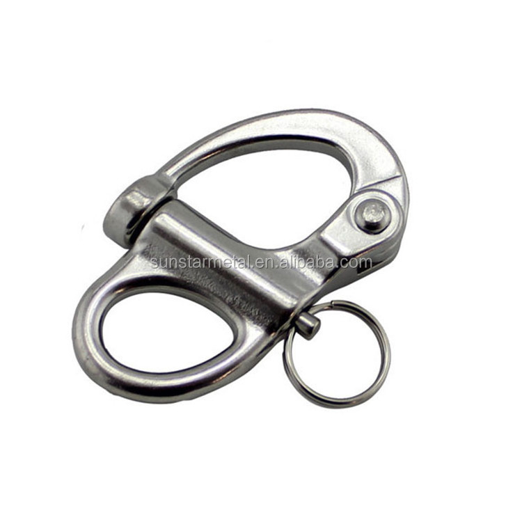 quick release buckle Stainless 76mm steel swivel  snap shackles quick release hooks