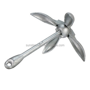 3.5lb folding Grapnel Kayak anchor diy marine anchor kit