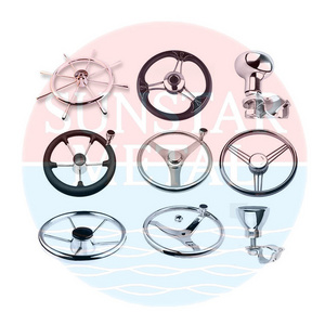 Inflatable boat steering wheel stainless steel steering wheel for boat