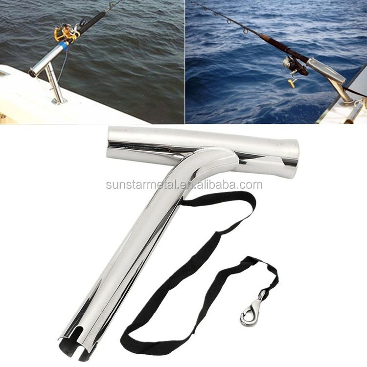 19inch  sailboat stainless steel marine boat accessories part hardware outrigger fishing rod holder