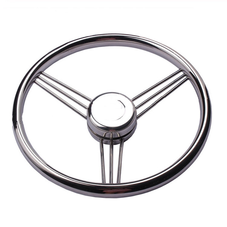 Marine boat Stainless Steel Steering Wheel Marine Accessories for boat yacht