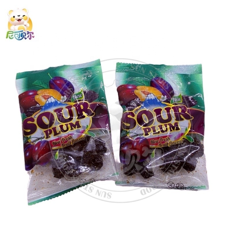 Chinese Tasty Sour Dried Plum Preserved with Salt Bulk Packaging AD Drying Process