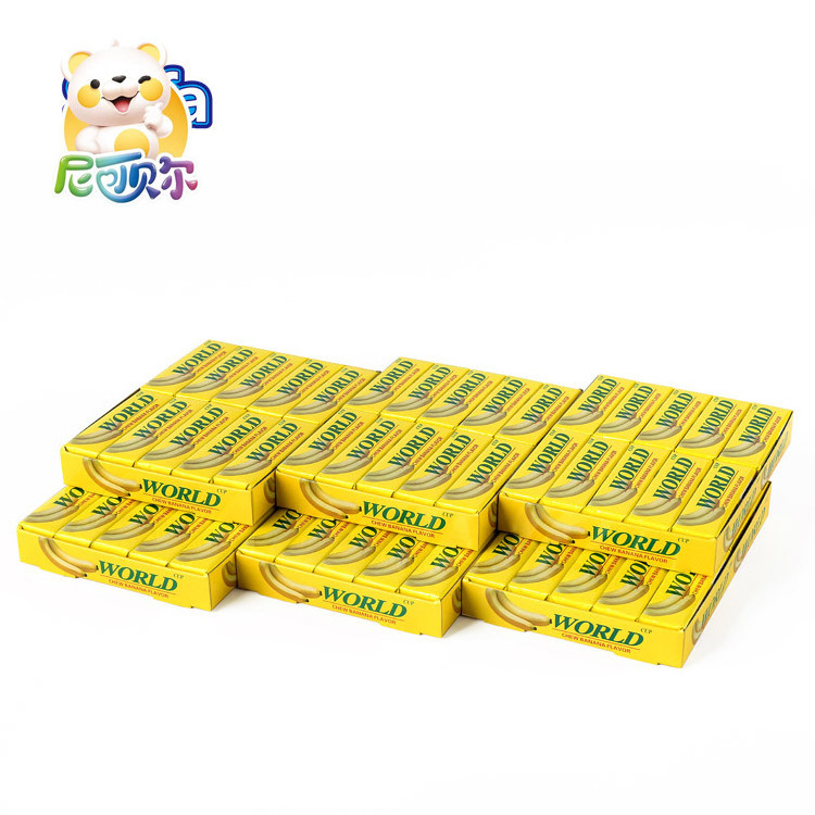 OEM ODM  5 sticks banana fruit flavor chewing gum