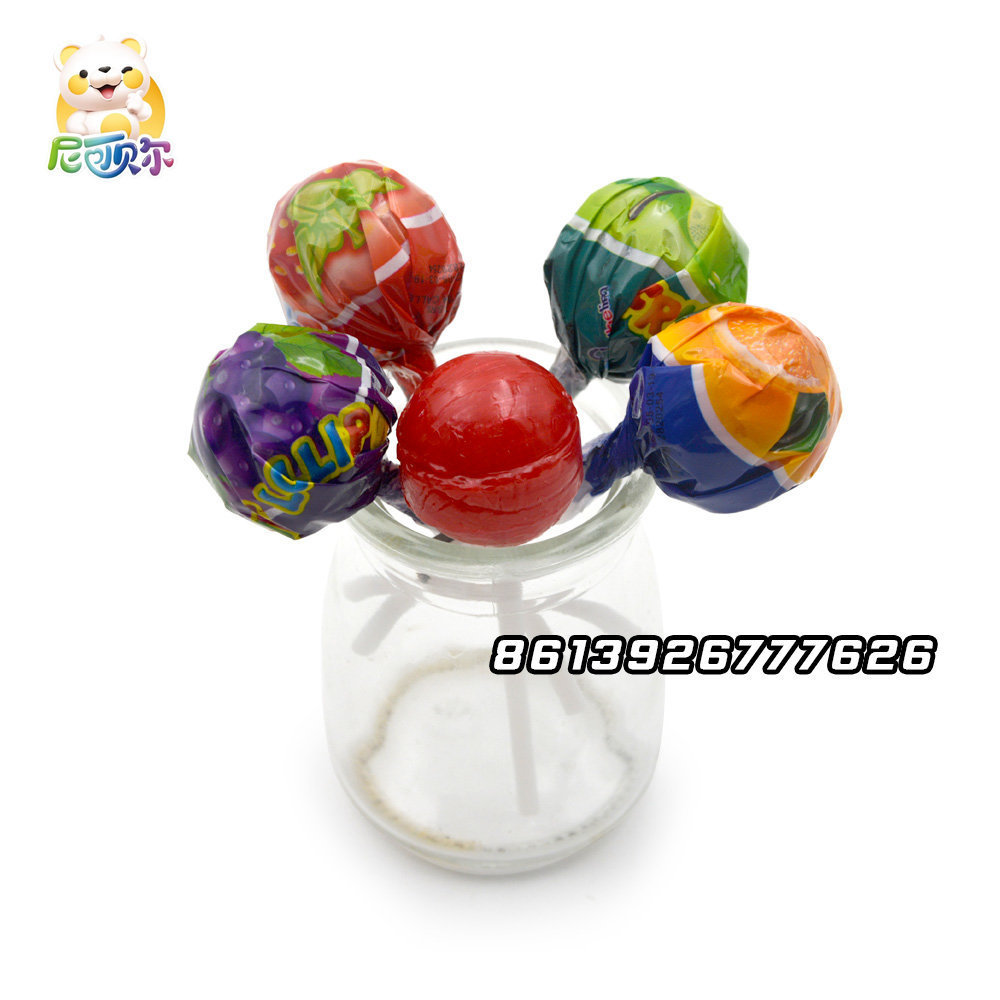 wholesale custom private label halal big bom pop plastic lollipop