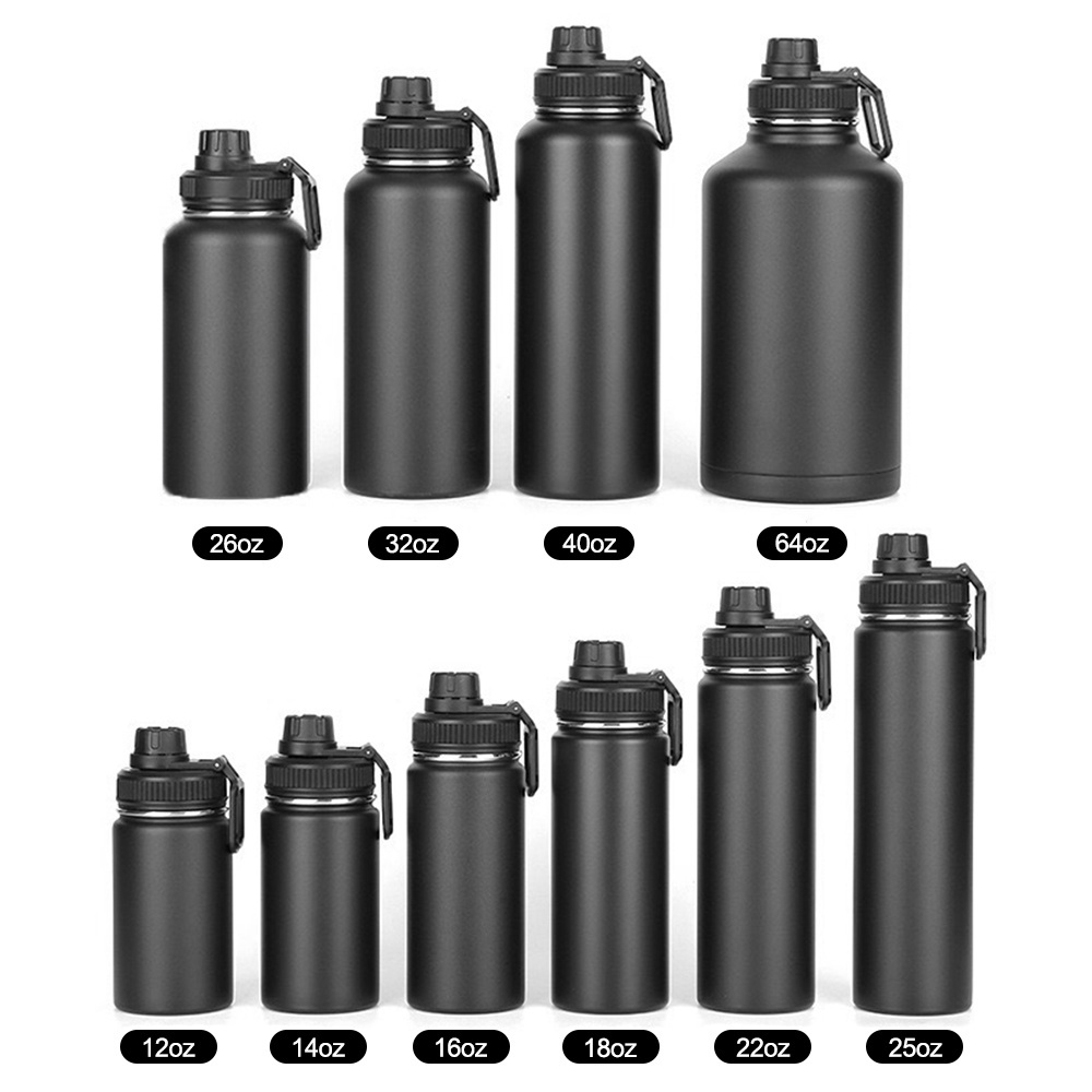 Portable 32oz 64oz Water Jug Insulated Stainless Steel Water Bottle Vacuum Flask Drink Thermos Sport GYM Water Bottle