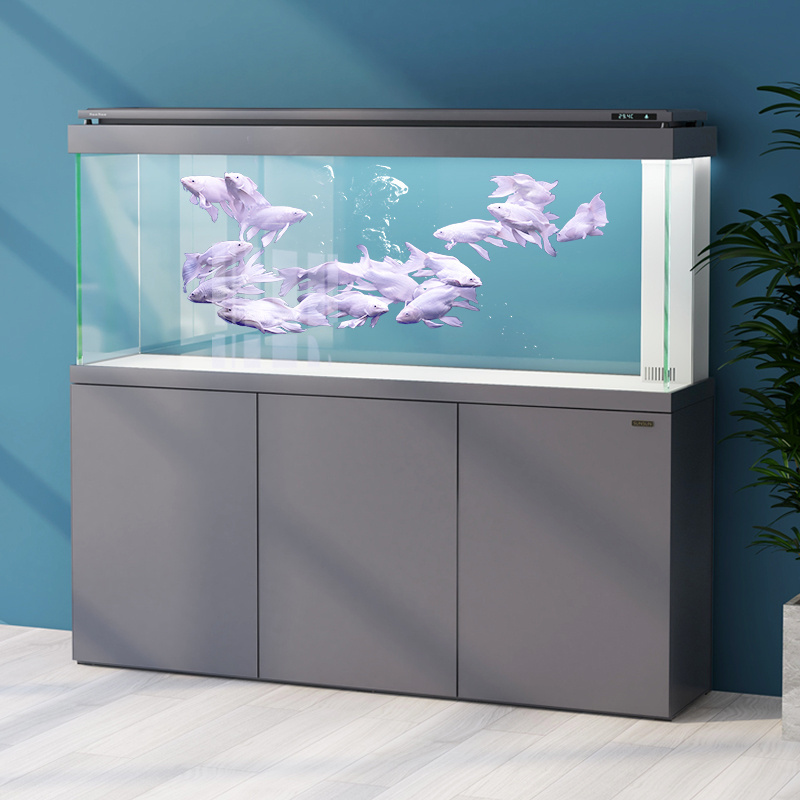 SUNSUN High Transparency Large Glass Ecological Fish Aquarium Tank Accessories Cabinet Glass Aquarium