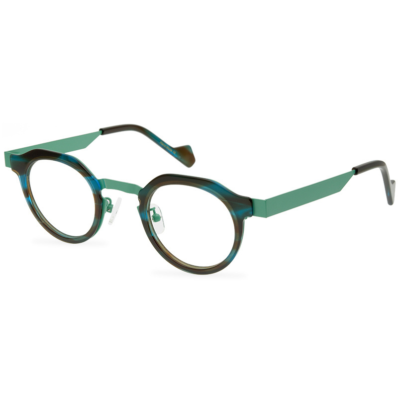 2023 acetate glasses frame personality metal eyeglasses ORSON