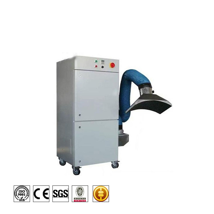 Mobile Welding Fume Extraction Fume Collector Dust Extractor Cartridge Style Fiber Laser Cutting Fume Extractor