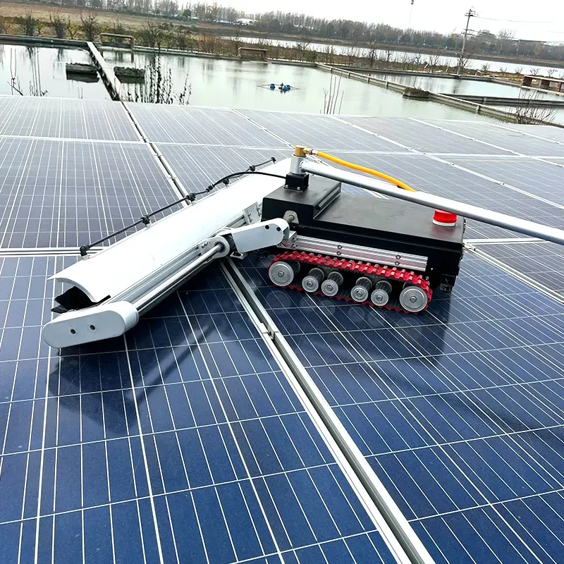 Robot Solar Panel Cleaning Machine Cleaner Can Be Dry Cleaned And Washed Good Quality Solar Panel Cleaning Robot