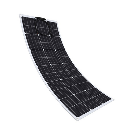 Thin film ETFE 100W 18V monocrystalline Semi flexible solar pv panels solar energy for RV, camping, boat use