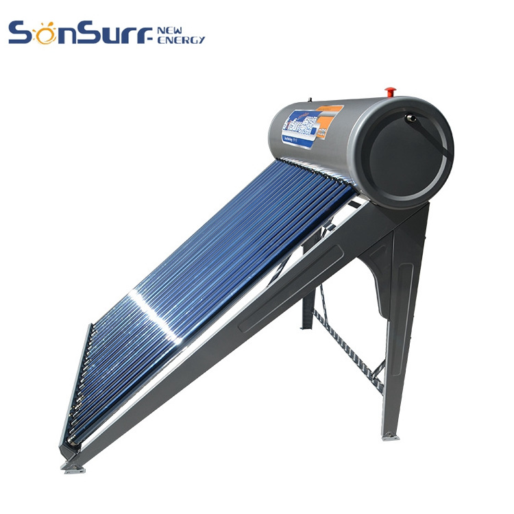 Thermosiphon Low Pressure Hot Heating System Solar Water Heater 180 Liters