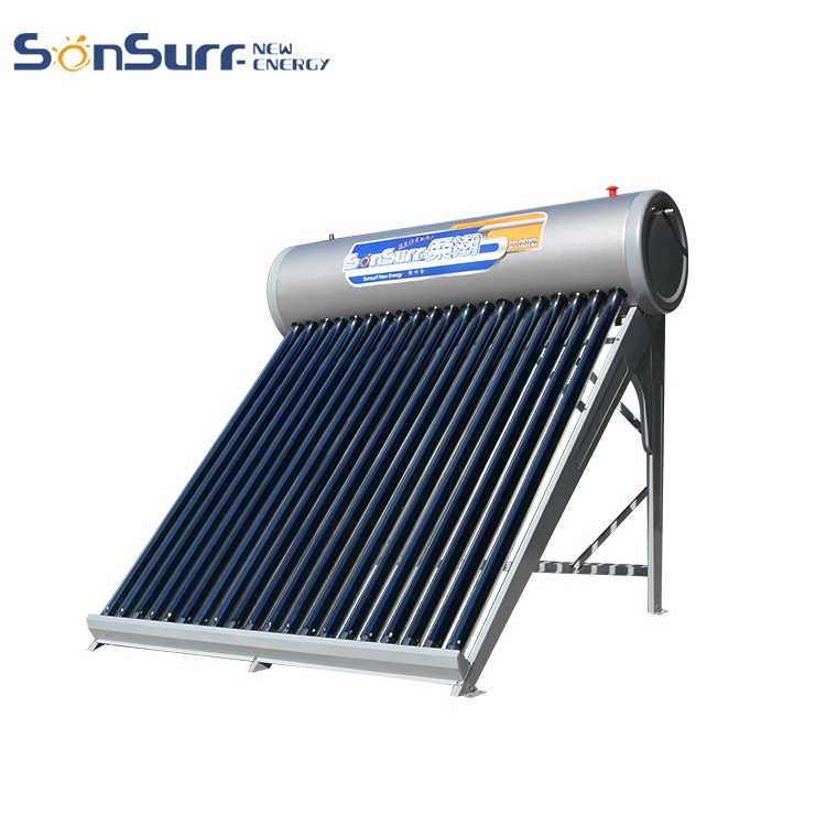 Thermosiphon Low Pressure Hot Heating System Solar Water Heater 180 Liters