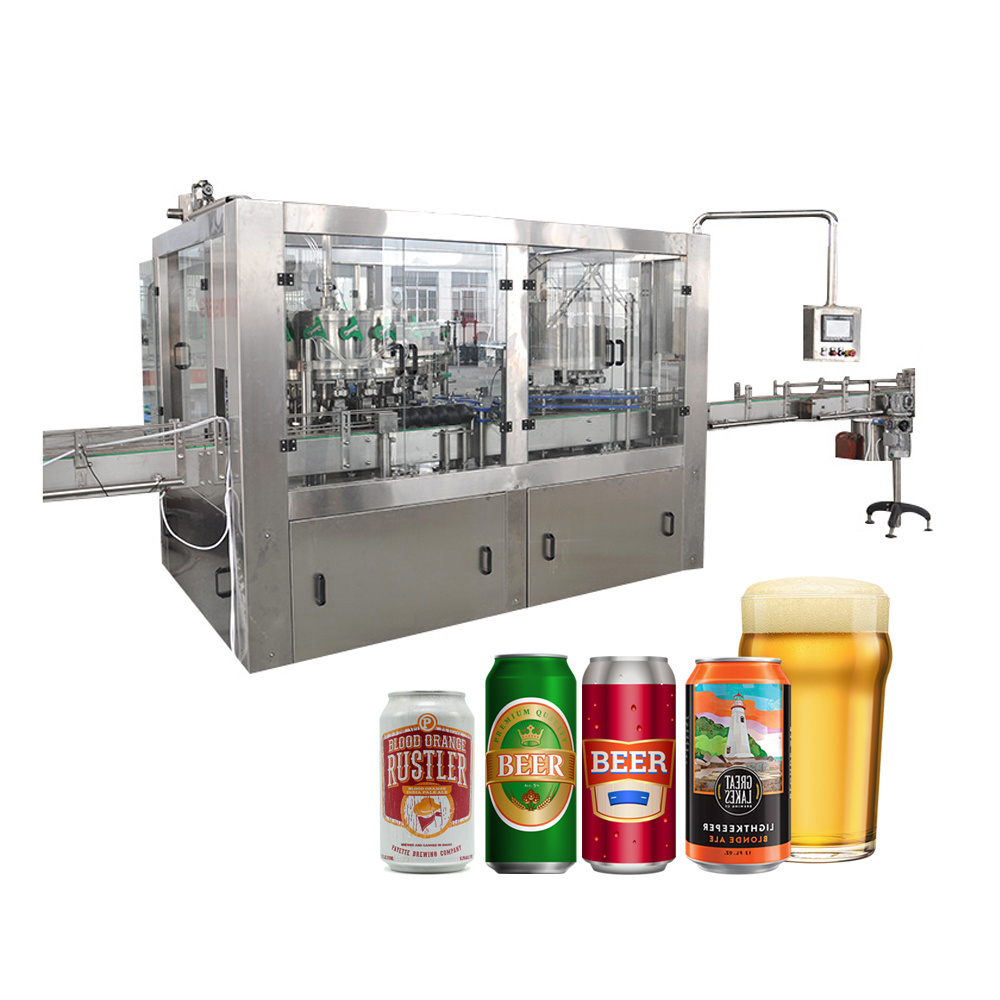 Craft Beer Aluminum Can Filling Machine/Craft Beer Canning Line