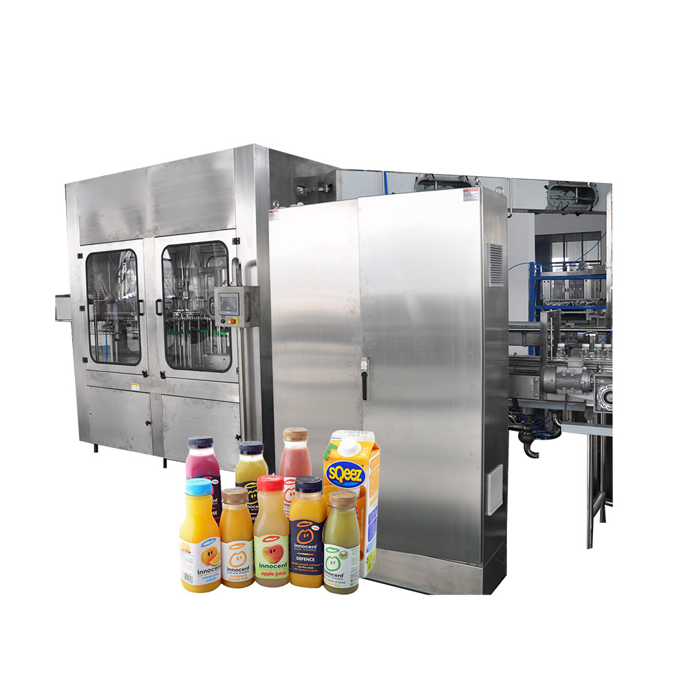 Juice/Water Filling Packaging Machine Combi lemonade machine