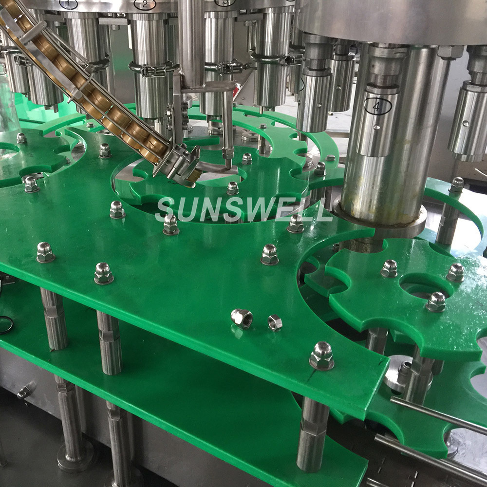 Sunswell Glass / Plastic Bottle Oil Filling Rotary / Linear Type Essential Oil Bottling Machine