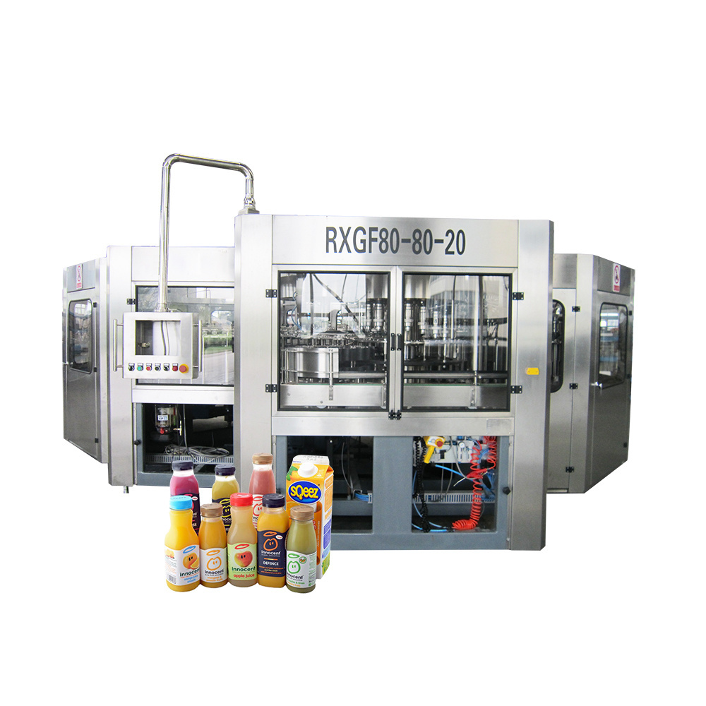 Juice/Water Filling Packaging Machine Combi lemonade machine