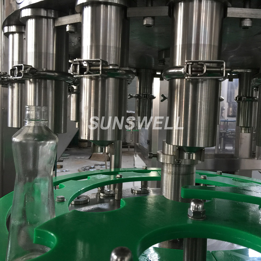 Sunswell Glass / Plastic Bottle Oil Filling Rotary / Linear Type Essential Oil Bottling Machine