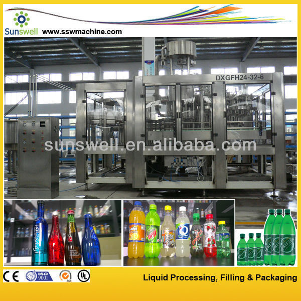 Full Automatic Carbonated Soft/Soda Drink Filling Machine/Production Line