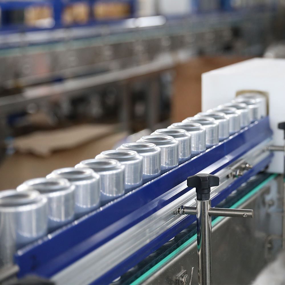 9000CPH Automatic Aluminum Tin Can Filler Seamer Beverage Packaging Line