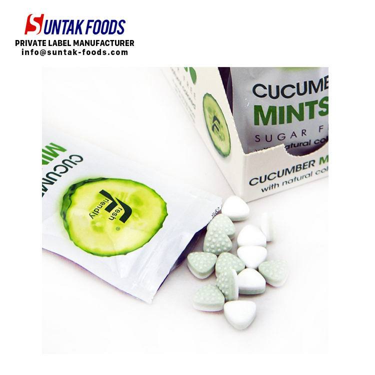 Triangle Tablet Mints Like Smint Cucumber Sugar Free Mint Candy